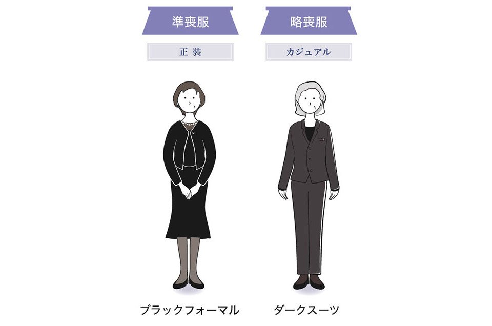 女性の準喪服・略喪服